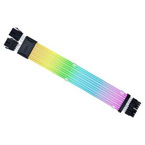 [서린공식] LIAN LI STRIMER WIRELESS CPU 2x8핀 케이블 (PW8-1W-CPU 0.26m) 컨트롤러 미포함, 1개