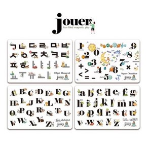 꼬메모이쥬에 꼬몽스 4종 세트 / 자석 퍼즐 한글, 1개