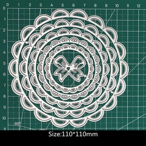 다이컷 틀 커팅다이 스텐실 기본 프레임 금속 절단 다이 둥근 직사각형 레이스 레이블 하트 모양 스크랩북 공예 레이어링 인사말 카드 수제, 22, 1개
