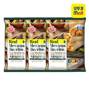 리얼 멕시칸 브리또 치폴레살사치킨 125g 4입x3개, 3개