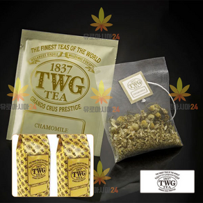 TWG 럭셔리 실크 50티백 셀렉션 대용량 카모마일(Chamomile), 50개, 1개, 50개입