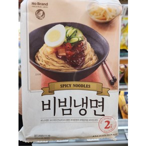 노브랜드 비빔냉면 434.4g 2인분 개별포장 아이스박스+아이스팩, 1개