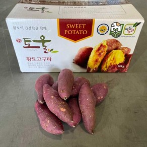 버들농산 영암 토울고구마 꿀고구마 베니하루카 3kg(긴상), 1개