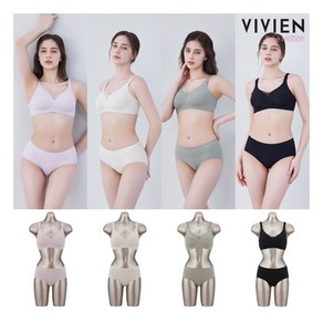 [비비안 프리모션] 퓨징 브라팬티 4세트