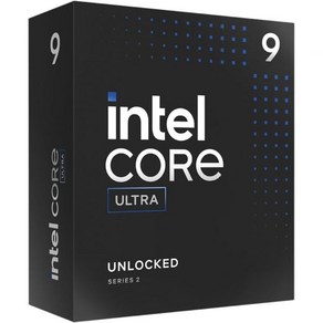 Intel 인텔 코어 울트라 9 데스크탑 프로세서 285K 24코어8P코어 16E코어 최대 5.7GHz