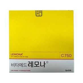 경남제약 레모나 20포 비타민C 피로회복, 40g, 6개