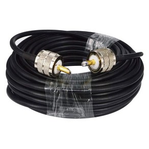 케이블 승진! 15M UHF 동축 RG58 PL259 50 Ohms CB 라디오 안테나 남성 저손실, 01 파란, 1개
