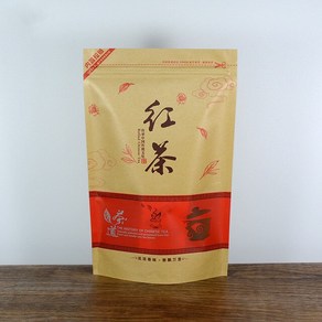 Jinjunmei 차 세트 지퍼 백 Wuyi 홍차 재활용 밀봉 포장 없음 250g/500g, 1개