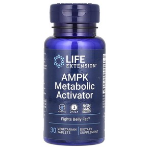 Life Extension AMPK 신진대사 활성제 베지 정제 30정, 1개