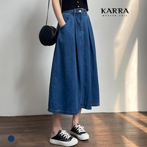 KARRA (77까지)데님플레어루즈스커트_A4M0359