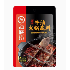 중국식품 하이디라오 niuyou chunxiang 뉴유훠궈소스 감칠맛, 1개, 150g