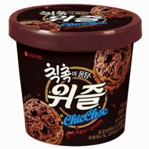 롯데 위즐 칙촉 대용량 소프트 아이스크림, 6개, 660ml