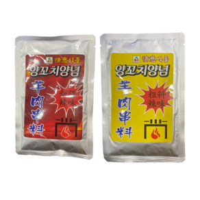 [현호중국슈퍼] 정의식품 양꼬치 양념 60g, 1개