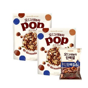 오리온 오그래놀라 팝 초코아몬드 520g X 2개 + 사은품