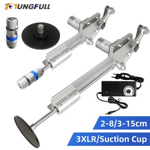 리니어모터 왕복 선형 추력 기계 흡입 컵 3XLR 커넥터 전기 텔레스코픽 극 감소 모터 액추터 12V 24V