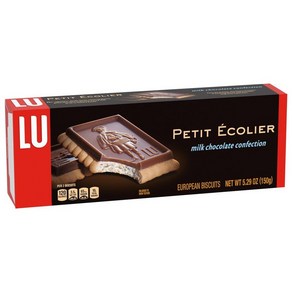 LU Petit Ecolie 유럽식 밀크 초콜릿 쿠키 150g 2팩, 2개