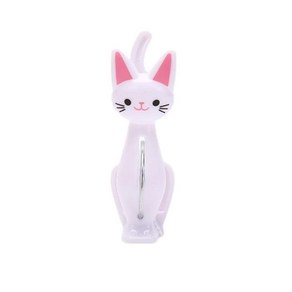 귀여운 고양이 플라스틱 옷 못 빨래 집게 만화 비치 타월 클립, 1개, 1.A3