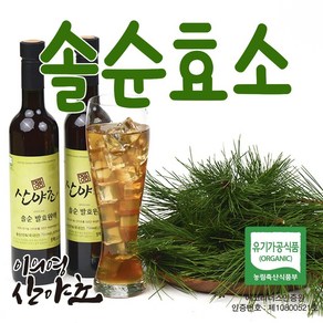 솔잎 효소 발효액 750ml x 3병 유기농 이의영 산야초 효소 솔순 솔잎청, 3개