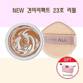 티니올 최신상 오로라에디션 견미리팩트 NEW 디 오리지널 크리미 팩트 견미리쿠션 +파우치증정, 1개, 23호리필+파우치