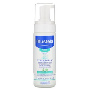 Mustela 스텔라토피아 폼 샴푸 5.07 fl oz (150 ml) 1팩, 1개, 150ml