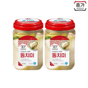 [종가] 시원한 동치미 2.5kg (PET) 1개+1개, 2개