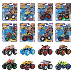 핫 휠(Hot Wheels) 몬스터 트럭 1:64 아소트 [미니카 8대들이 BOX 판매] [3세~] 984B-FYJ44, 1개
