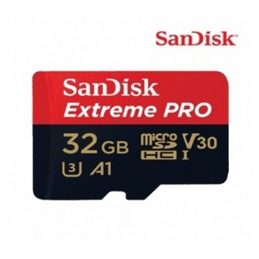 (샌디스크) 마이크로SD 카드 32GB Exteme PRO QXCG QXCG-32GB, 1개