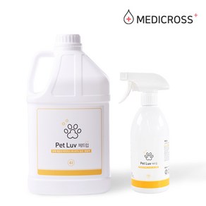 메디크로스 페트럽 애완동물 반려동물 살균소독제 4500ml 대용량, 1세트