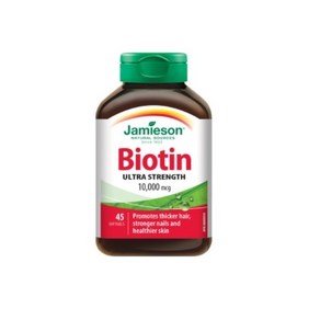 캐나다 자미에슨 비오틴 Biotin Ulta Stength 10 000 mcg 45정, 1개