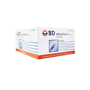 BD 당뇨 인슐린 주사기 울트라파인 0.5cc 30G 8mm 328868, 1개