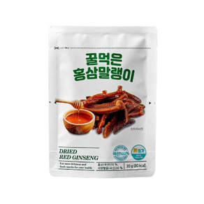 국산 꿀먹은 홍삼말랭이, 1개, 30g