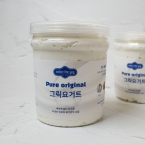 셀렉더요그 플레인 무가당 그릭요거트, 500g, 2개