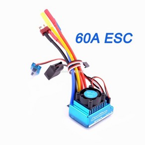 무선자동차 무선 c카방수 3650 3900KV / 2150KV 브러시리스 모터 60A 80A 120A ESC 콤보 세트 1/8 1/10, 28 60A ESC, 1개