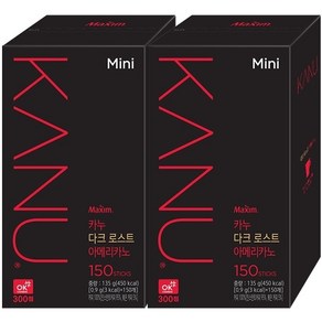 카누 미니 다크 로스트 아메리카노 150T x 2개, 900mg, 150개입