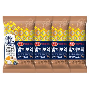 밥이보약 DOG 활기찬 노후 50g x 4 강아지 사료