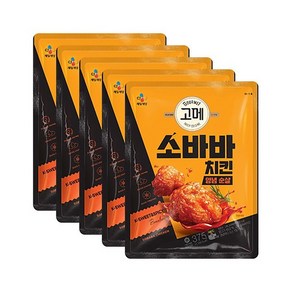 고메 소바바치킨양념순살375gx5개, 5개, 375g