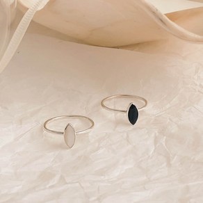 로스도스 mother pearl ring (silver 925) - 자개가 포인트로 들어간 실버반지