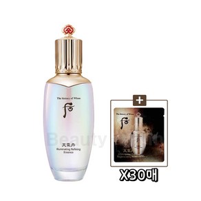 더후 천기단 화현 리파이닝 에센스 150ml 기획세트 +화현 에센스 또는 화율 에센스 30매 증정 / 화현 피부재생 화장품 / 섬세한 어린 피부결과 피부빛을 케어 / 첫단계 에센스, 화현 에센스 30매, 1개, 30ml