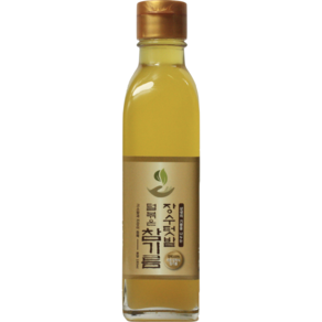 장수텃밭 덜볶아 건강하고 깔끔한 덜볶은 참기름 180ml 1개