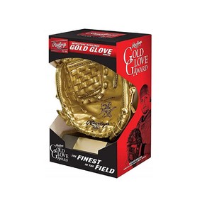 Rawlings 미니 골드 글러브 어워드 야구 트로피, 단일사이즈, 1개