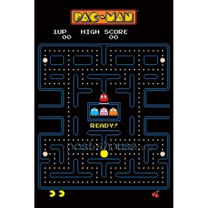 MAXI Poste 포스터 61x91 - 팩맨 / Pac-Man (Maze), 포스터만구매