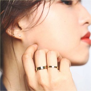 14K골드 심플 민자 평반지 1.5mm