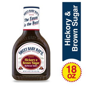 SWEETBABYRAY'S Hickory & Brown Sugar Barbecue sauce 18oz 스윗베이비레이즈 히코리&브라운슈거 바베큐소스 510g