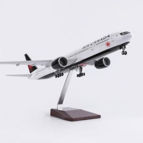 비행기 다이캐스트 Ai China Boeing 777 여객기 Aibus 항공기 모델 미국 영국 카타르 러시아, 47cm 777 캐나다 고급버전