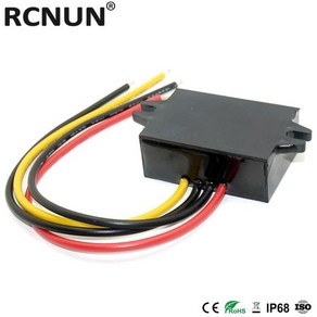 RCNUN 24V 36V 48V 60V to 12V 1A 2A 3A 5A 스텝다운 DC 컨버터 60V-12V 전압 레귤레이터 벅 카 트럭 보트, 08 15-80V to 12V 1A, 1개