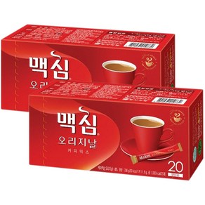 맥심 오리지날 커피믹스 40T (20개입x2개), 11.8g, 20개입, 2개