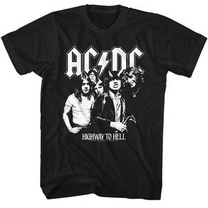 AC/DC BW 고속도로 사진 티셔츠 Ac/Dc Bw Highway Photo 반팔 티셔츠 T-shit