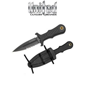 United Cutley Combat Commande Mini Boot Knife Black, 1개