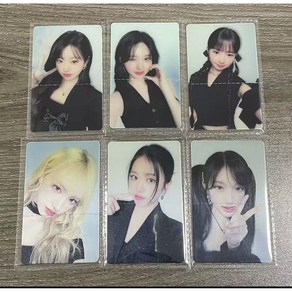 [크리퍼스큘]아이브 정품 포카 파파존스 미개봉 7차 6장 공식 포토카드 세트