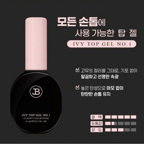 진비 아이비 탑 젤, 1개, 11ml, NO.1